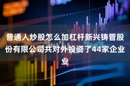 普通人炒股怎么加杠杆新兴铸管股份有限公司共对外投资了44家企业